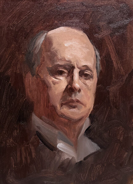 Study after Sargent. 24 × 33 cm. Oil on panel. 2026